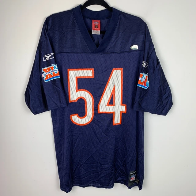 NFL Players Chicago Bears #54 Urlacher Super Bowl XLI Jersey Men's Size Large L