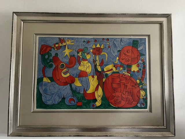 Original Joan Miro painting ‘Chez le Roi de Pologne’