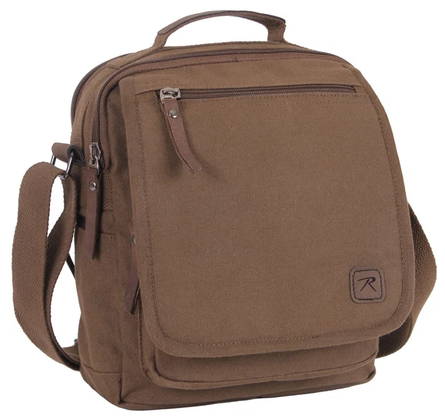 Rothco Canvas Everyday Carry (EDC) Work Shoulder Bag - Brown