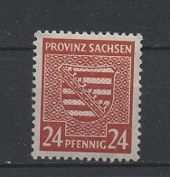SBZ  Provinz Sachsen 82 X mit Köhne Plf. f 31  (Provinzwappen) postfrisch