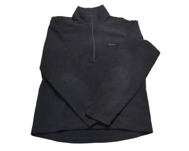PATAGONIA MEN’S CAPILENE EW Fleece Zip-T 1/4 Zip Pullover Black $34.95 ...