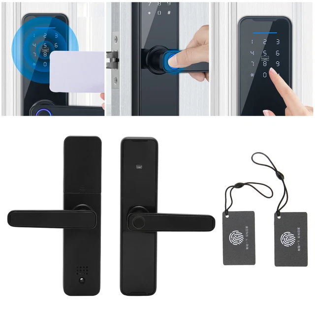 Keyless Entry Door Lock Single Lock Cylinder IC Card Fingerprint Password NEW