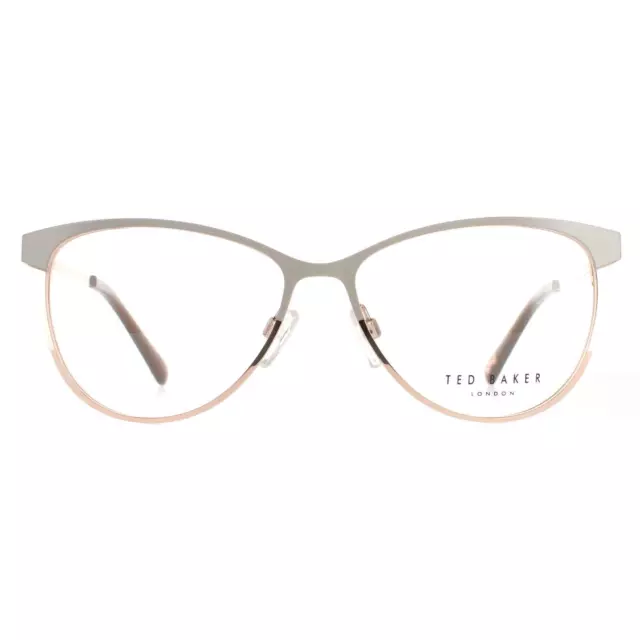 Ted Baker Monturas de Gafas TB2255 Aure 905 Gris y Rosa Oro Mujer