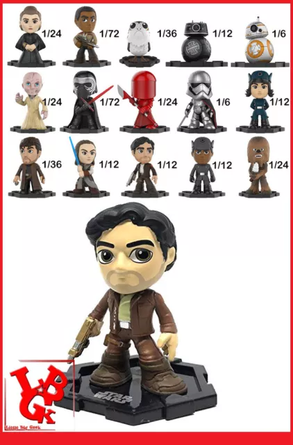 STAR WARS The Last Jedi POE DAMERON Mini fig FUNKO Mystery bobblehead # NEUF #