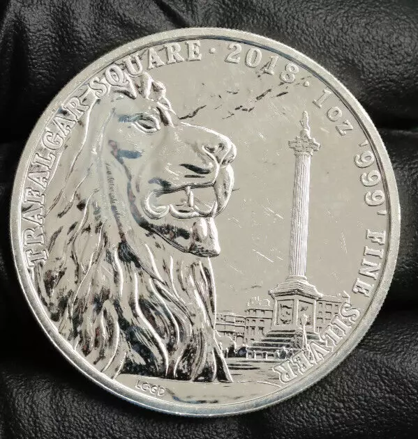 2018 Trafalgar Square 1oz .999 Fine Silver Coin Landmarks of Britain Royal Mint