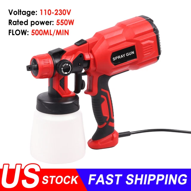 PAINT SPRAYER GUN Airless Power Electric 550W Home Outdoor Wall