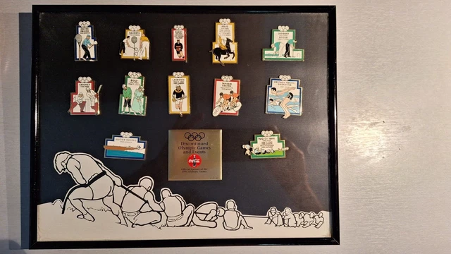 TABLEAU PIN'S JEUX olympique coca cola EUR 60,00 - PicClick FR