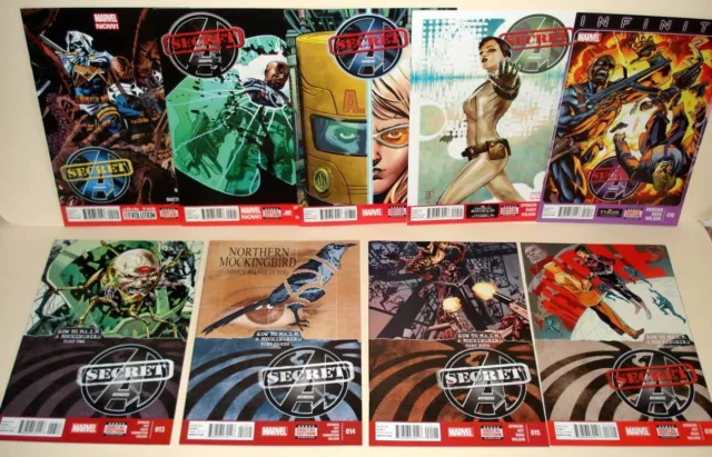 SECRET AVENGERS # 2, 5, 8, 9, 10, 13, 14, 15, 16 Marvel Comics Lot 2013/14 NM