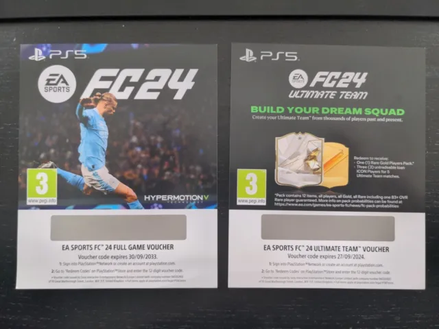 EA Sports FC 24 For PS5 - Full Game Digital Code Plus Ultimate Team Voucher