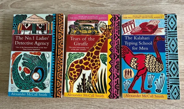 The No. 1 Ladies' Detective Agency books x 3 by Alexander McCall Smith GUC