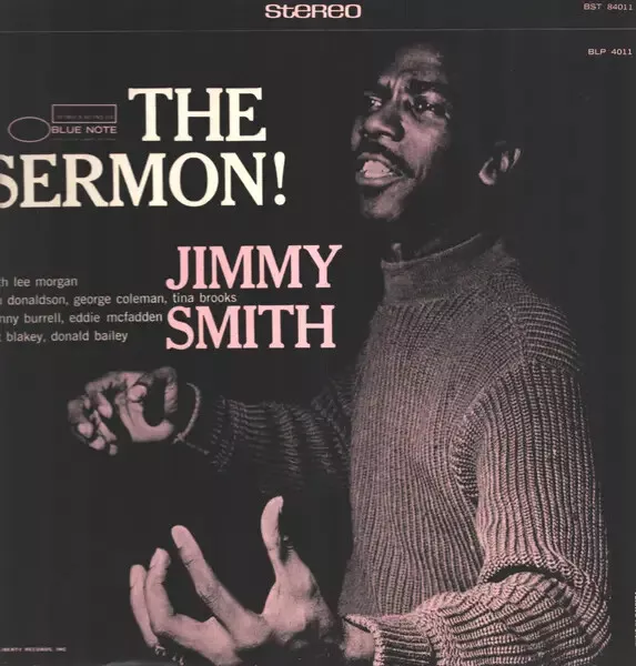 Jimmy Smith The Sermon! + INSERT NEAR MINT Blue Note Vinyl LP