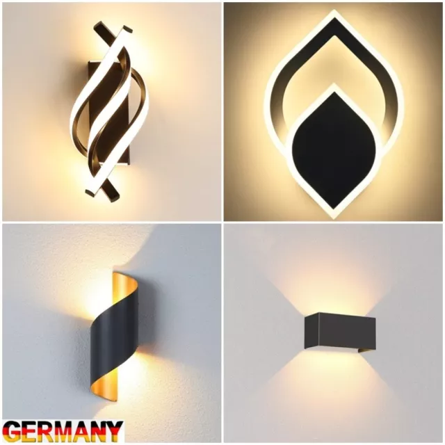 Modern LED Wandleuchte Wandlampe Innen Wandlicht Flur Strahler Treppenleuchten