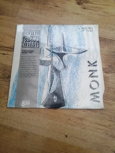 THELONIOUS MONK TRIO -Prestige 7027 OJC RARE LP EX Still In SHRINK/Over Sleeve