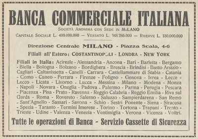 1923 Old advertising Z1774 Trombe C.I.C.C.A Pubblicità d'epoca 