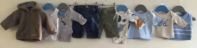 Pacchetto di abbigliamento bambini età 0-3 mesi George Tesco M&S