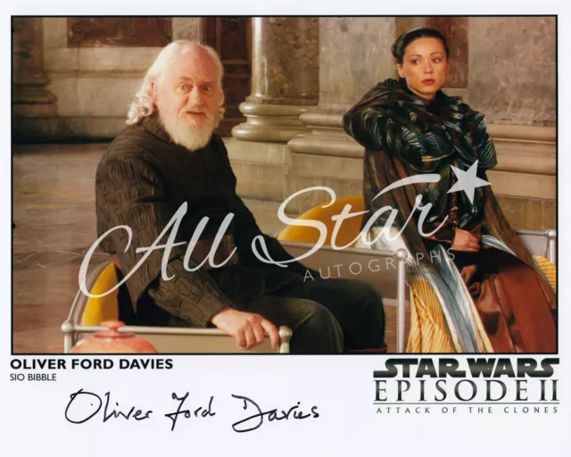 STAR WARS - Oliver Ford Davies Signed Photograph Attack of the Clones 01 (SCHT)