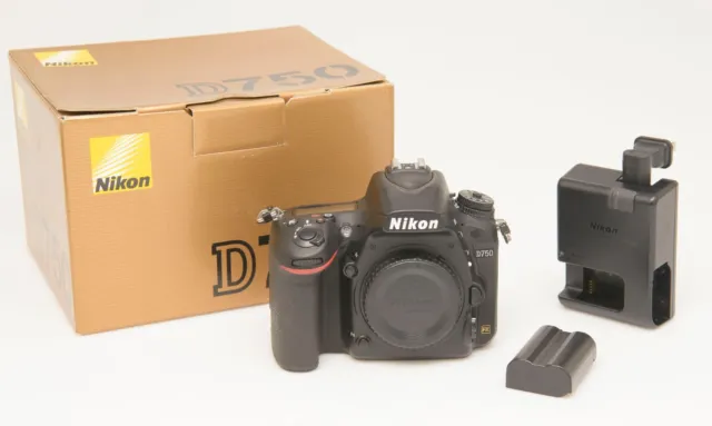 Nikon D750 24.3 MP Digital SLR Camera body ***LOW SHUTTER COUNT***