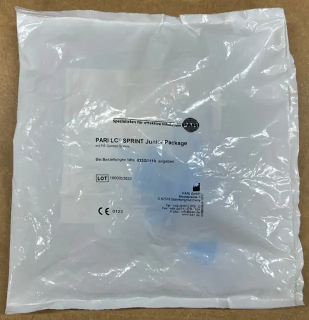 PARI LC SPRINT Junior Package 023G1110 - nuevo + embalaje original de distribuidor especializado médico
