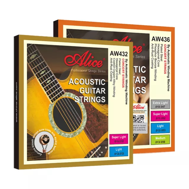 Rust-Resistant Guitar String Set for Acoustic and Folk Guitars Strings