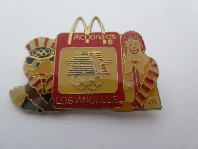 Pin Brosche Los Angeles 1984 McDonalds Sponsor Olympia Olympics