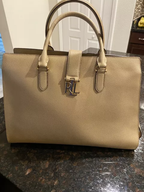 ralph lauren purse leather brown Size Large