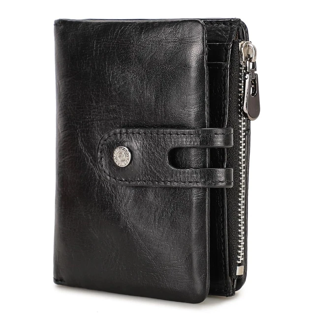 Porte Carte Akielo Portefeuille - Porte Cartes Compact Avec RFID Blocage - Portefeuille Homme Minimaliste - Bagagerie - Maroquinerie