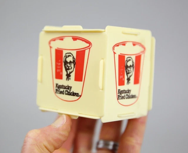 VINTAGE KENTUCKY FRIED Chicken KFC Bucket Plastic Bank Colonel Sanders