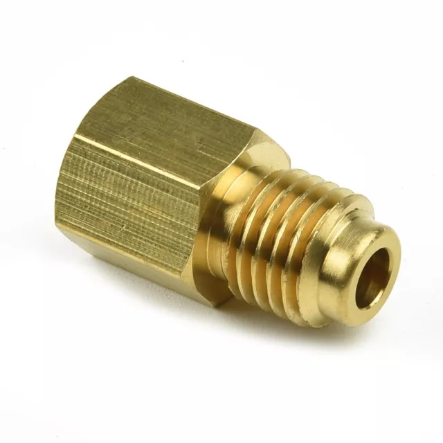 Brass Adapter R134A Car Connector 1/2" ACME Male 1/4" SAE High Quality