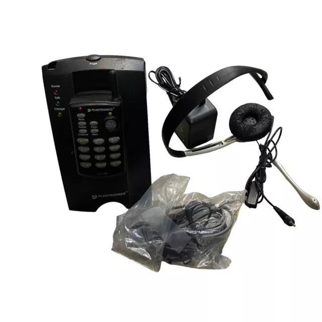 Plantronics CT10 Cordless Headband Headset 900MHz Hands-free Mobility