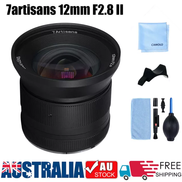 7artisans 12mm F2.8 II Manual Focus Lens for Canon/Fuji/Nikon/M43/Sony E Mount