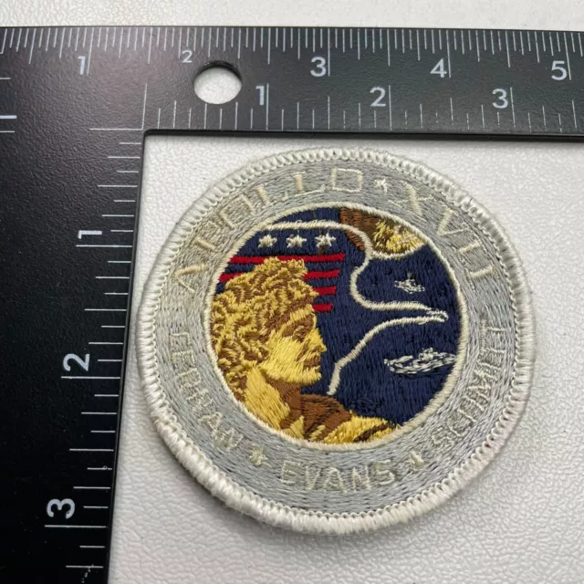 NASA Moon Lunar Mission APOLLO XVII Patch 261D