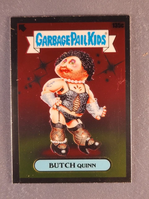 2022 Garbage Pail Kids Chrome Series 4 #135C Butch Quinn C Name Variation Rare