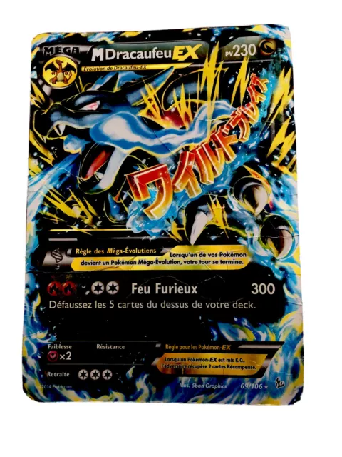 Ultra rare carte pokemon mega Dracaufeu EX 107/106 XY neuf