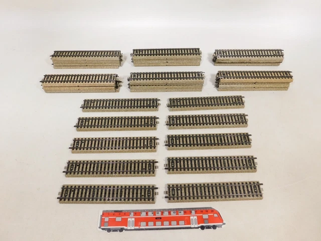 15 Sections De Voie Courbe Märklin H0/00 – AC – Pour 3600/800 – Occasion
