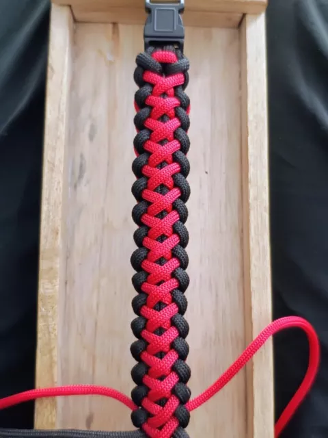 SINGLE GENOVÉS | Hecho a mano 550 Cordón de paracaídas (Paracord) Pulsera... 2