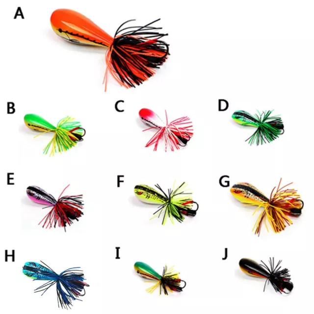 Jumping Frog Lure Topwater 90mm 10g Double Strong Hook Jump Action LOW Price CH