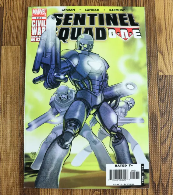 2006 Marvel Comics Sentinel Squad One #5 VF/VF+