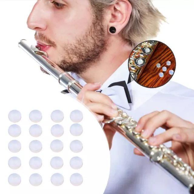20 PZ COPERCHIO chiavi flauto morbido accessorio strumento a fiato