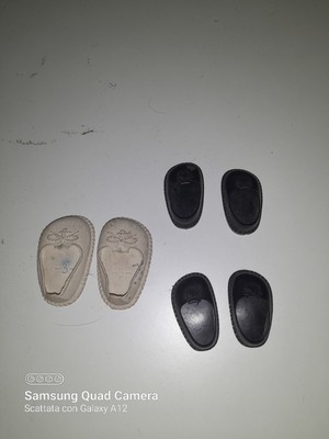 Furga Lotto 3 paia scarpe  per mini furga alta moda anni 60 