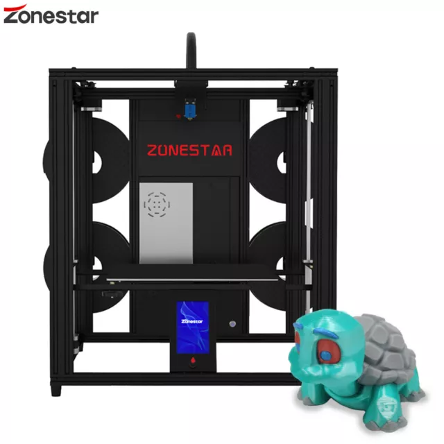 Zonestar Z9V5MK6 3D Printer 300x300x400mm with Auto Leveling Four Extruder J6U0