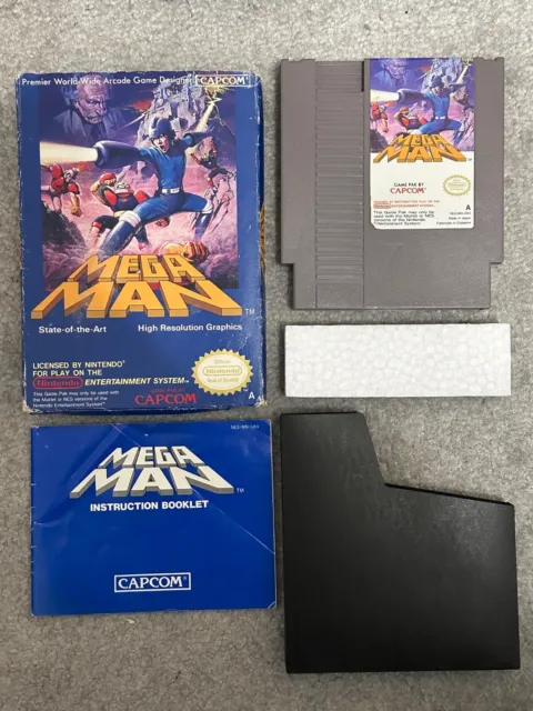 Mega Man - Nintendo NES - Boxed & Complete With Instruction Manual - PAL
