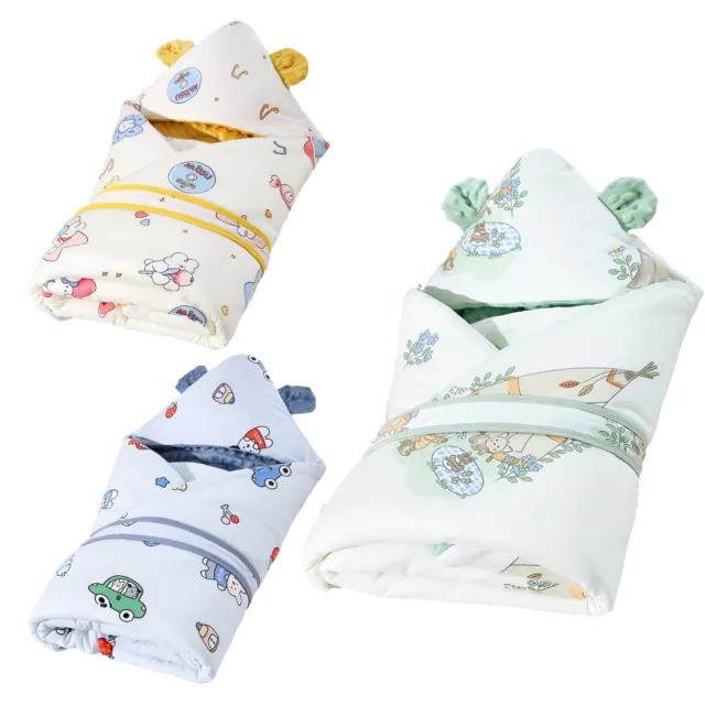 Baby Swaddle Blanket Newborn Infant Bedding Wrap Sleeping Bag Skin-Friendly Wrap