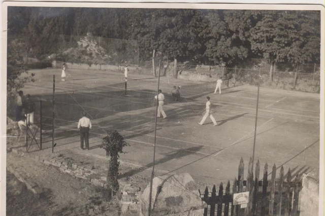 T) Fotografia 18x12cm sport Tennis Trieste 1936 agonali dello sport