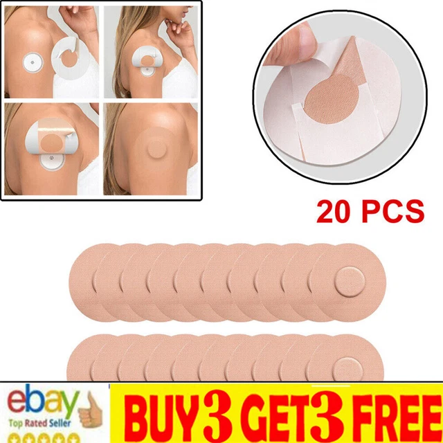 10 pz Copertura Sensore Freestyle Libre Patch Fisse Impermeabile Regno Unito Stock yp