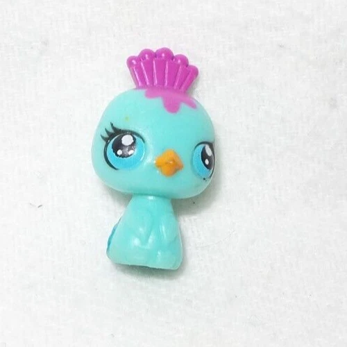Littlest Pet Shop Pâques #1893-1894 - Lapin Et Paon - Oeuf De Pâques LPS - Figurines Occasion