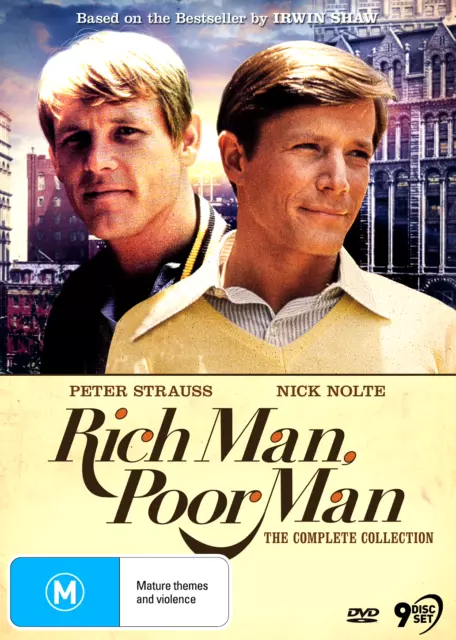 Rich Man, Poor Man The Complete Collection 9 DVD Set BRAND NEW (USA Compatible)