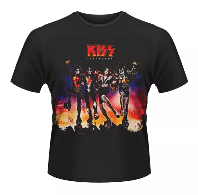 Kiss Destroyer Gene Simmons Rock Heavy Metal Official Tee T-Shirt Mens Unisex