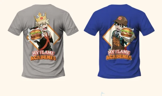T-shirt One Piece X Burger King Sanji - Taille L - Édition Limitée