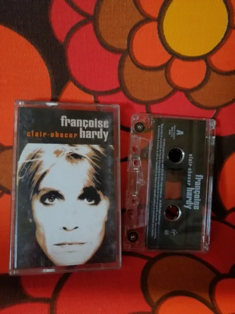 ancienne cassette audio vintage k7 FRANÇOISE HARDY clair - OBSCUR TAPE