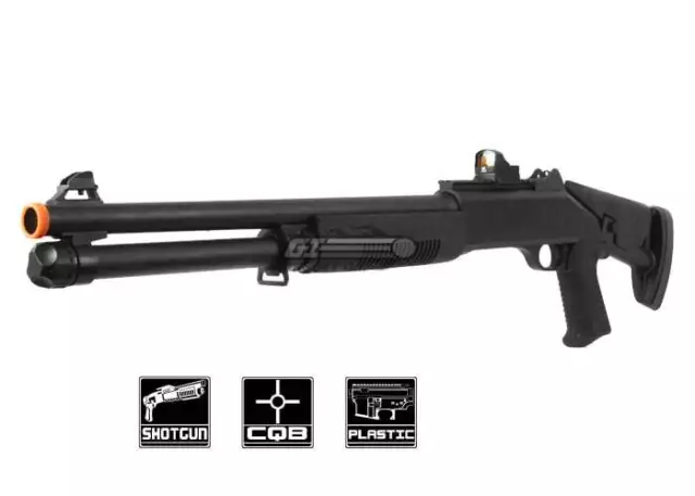 Deal: Double Eagle M47C + M401 Pump Action 400 FPS Airsoft Shotgun + 2 Mags